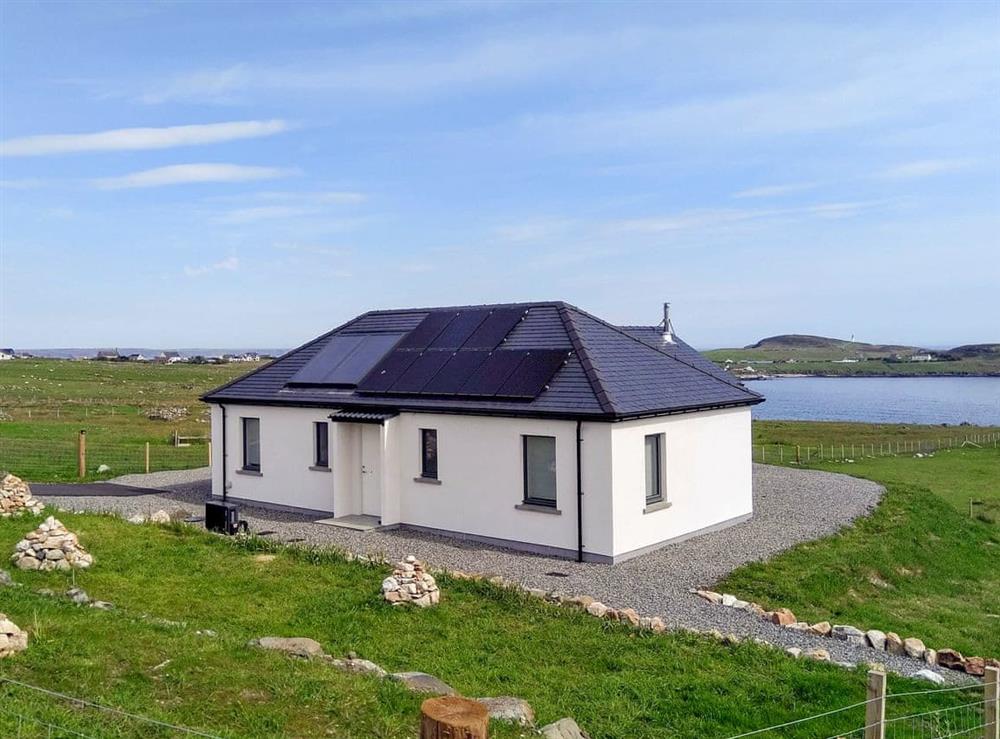 Set in landscaped grounds overlooking the bay at Healair in Aird, near Stornoway, Isle Of Lewis