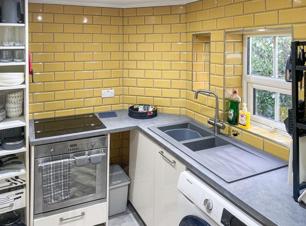 Kitchen at Heart Stone Cottage in Staithes, North Yorkshire