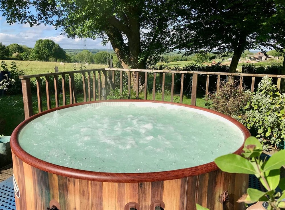 Hot tub at Heartsease in Hailsham, East Sussex