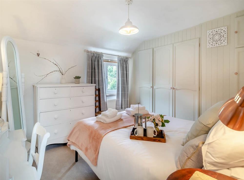 Double bedroom at Heartwarming Cottage in Wickham Market, Suffolk