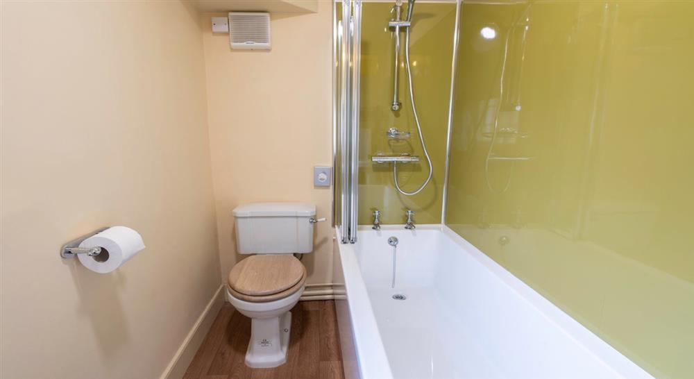 The bathroom at Heath End Lodge in Ashby-de-la-zouch, Leicestershire