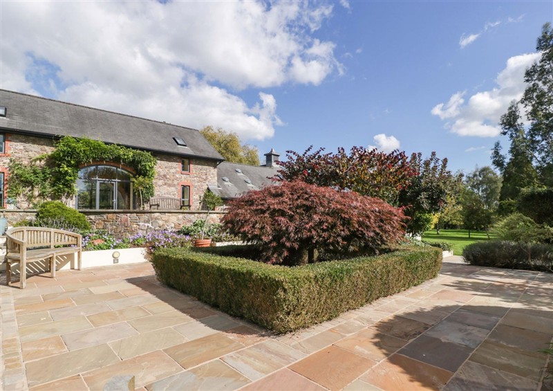 Outside at Heathcliffe House, Caslteton near Cardiff
