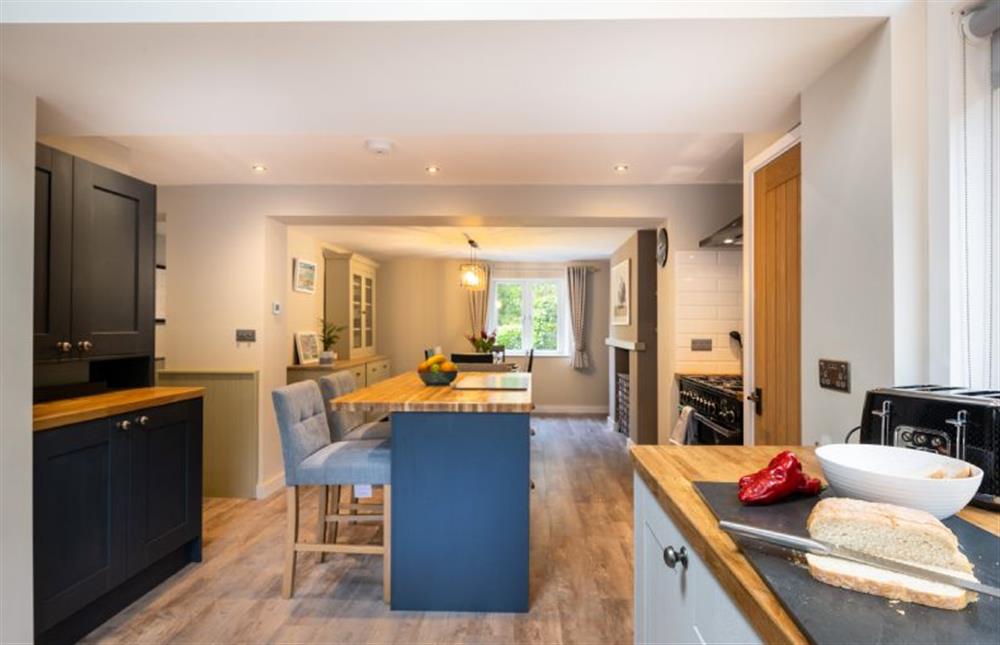 Ground floor: Open-plan living comprising kitchen and dining  areas at Heathcot, High Kelling near Holt