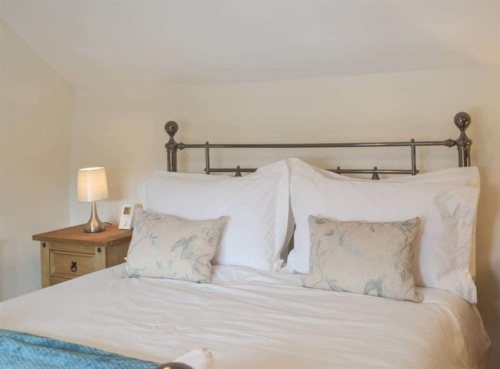 Comfy double bedroom at Heathcote Cottage in Hickling, near Wroxham, Norfolk