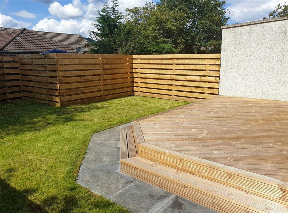 Garden at Heather Cottage in Aviemore, Inverness-Shire