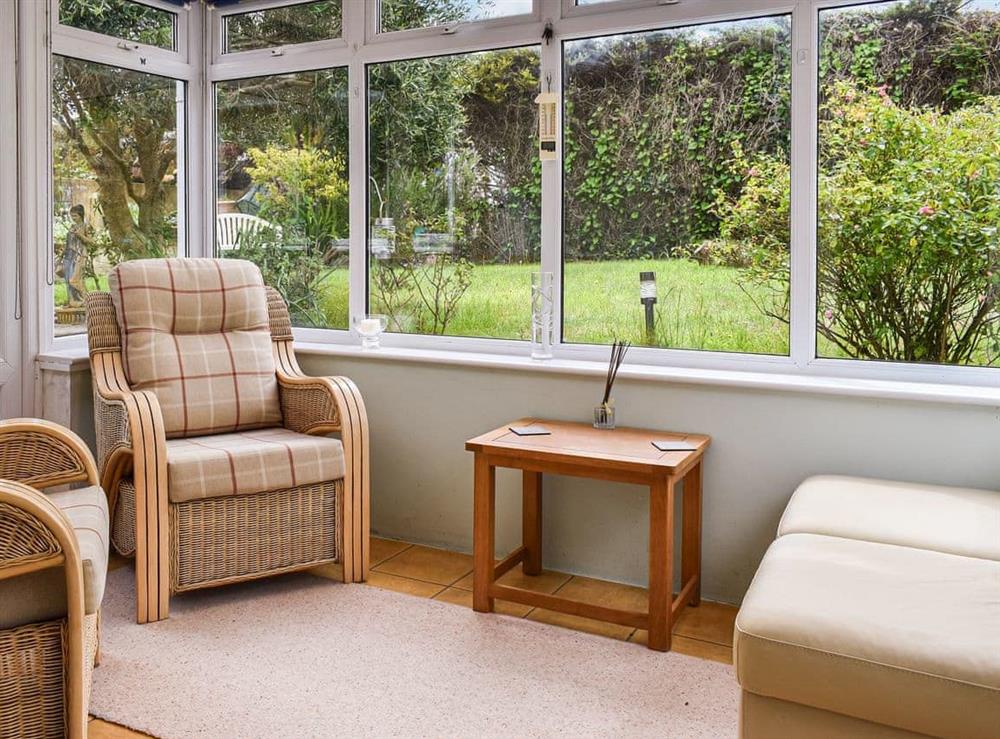 Conservatory at Heather Cottage in Canonstown, Cornwall