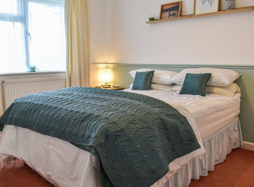 Double bedroom at Heather Cottage in Canonstown, Cornwall