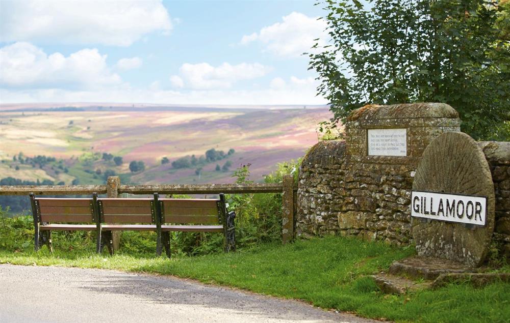 The small and unspoilt farming village of Gillamoor, famous for its breath-taking views at Heather Cottage, Gillamoor