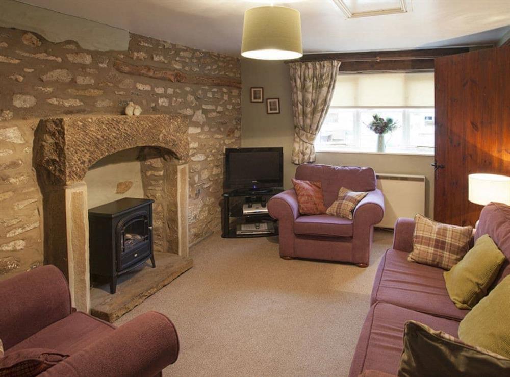 Characterful living room at Heather Cottage in Hutton-le-Hole, near Kirkbymoorside, North Yorkshire
