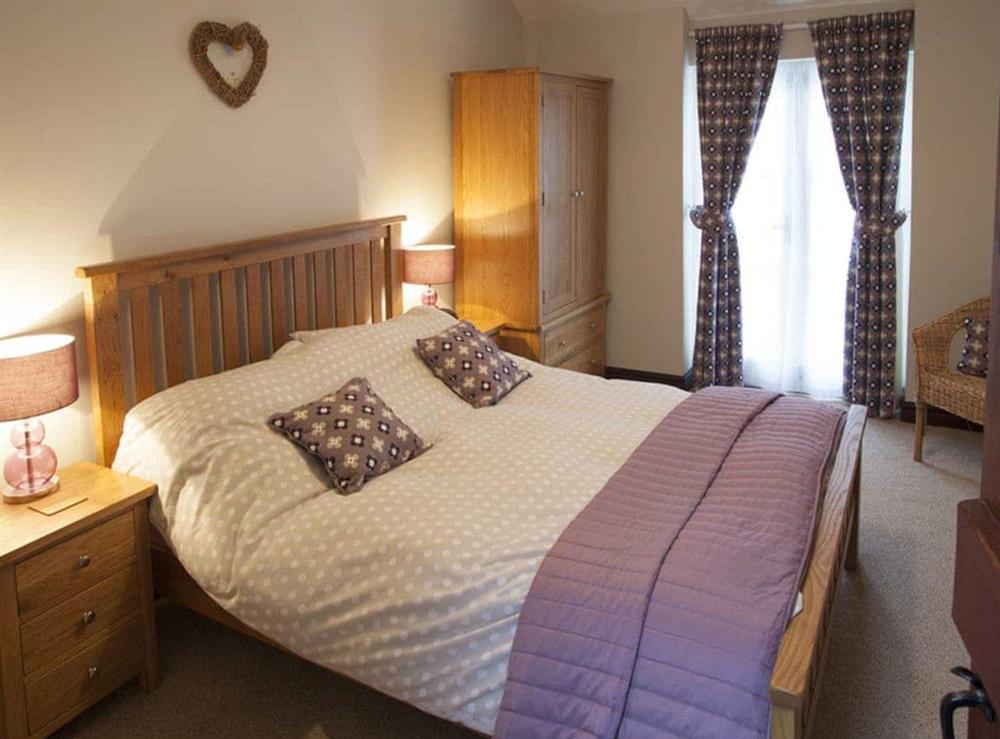 Comfortable double bedroom at Heather Cottage in Hutton-le-Hole, near Kirkbymoorside, North Yorkshire