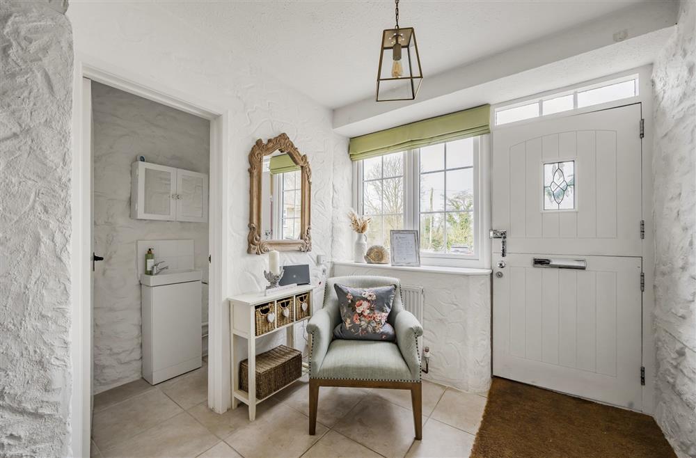 The cloakroom sits off the entry hall