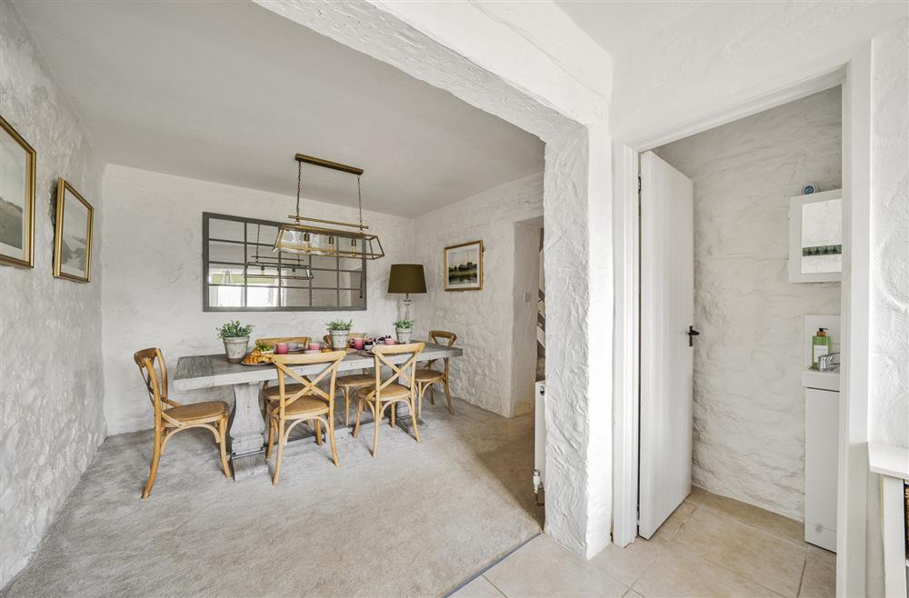 The ground floor cloakroom leads off the front hall