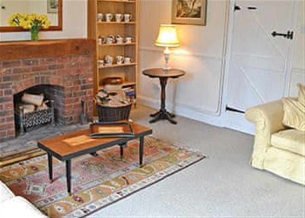 Living room at Heather Cottage in Thorpe Market, Norfolk., Great Britain