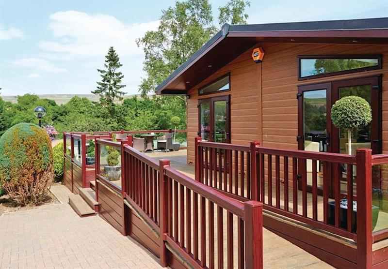 The lodges at Heather View Leisure Park in Stanhope, Co Durham