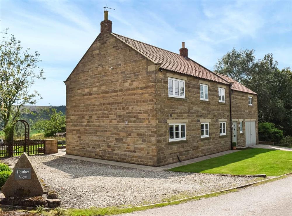 Exterior at Heather View Lodge in Rosedale East, near Pickering, North Yorkshire