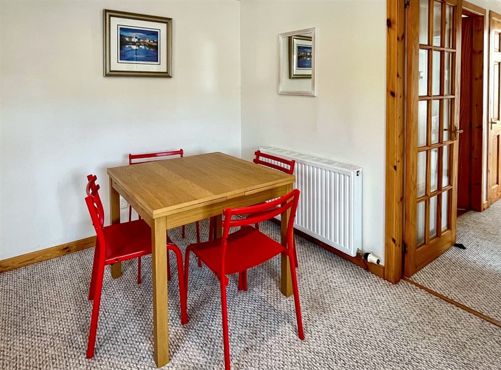 Dining Area at Heathergems Apartment in Pitlochry, Perthshire