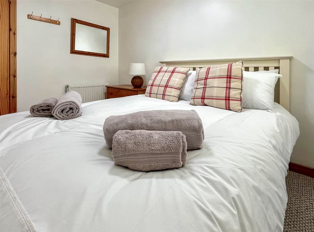 Double bedroom at Heathergems Apartment in Pitlochry, Perthshire
