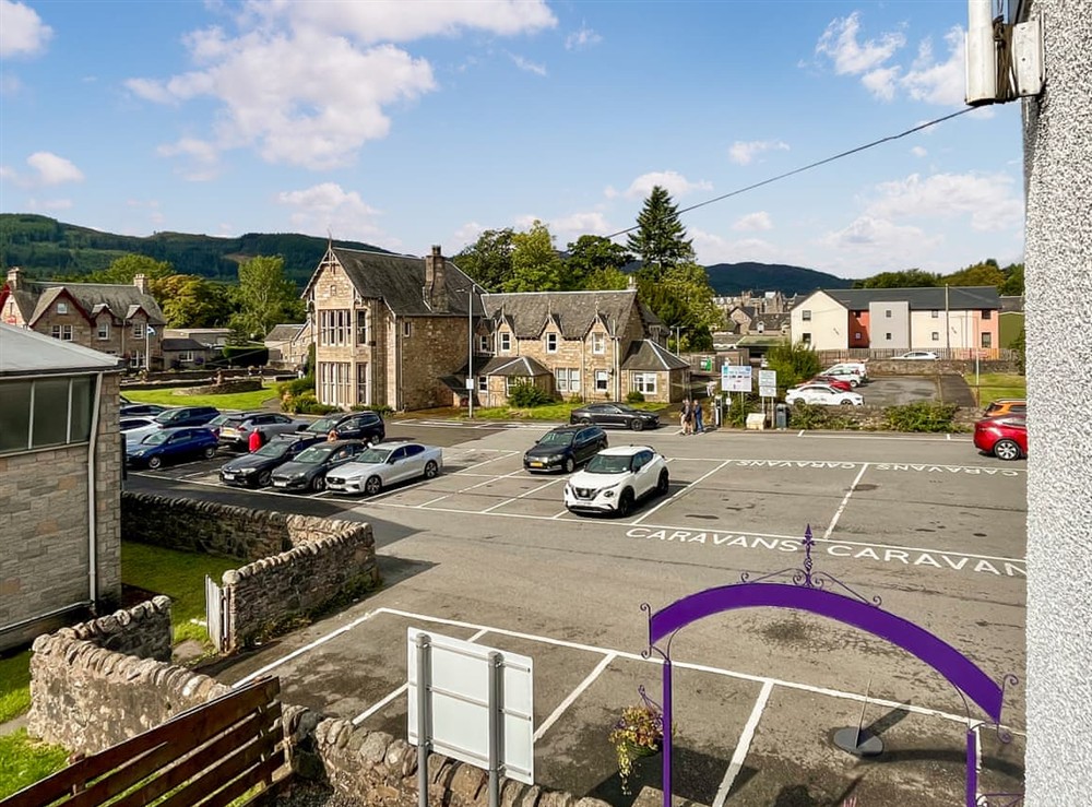 View at Heathergems Apartment in Pitlochry, Perthshire