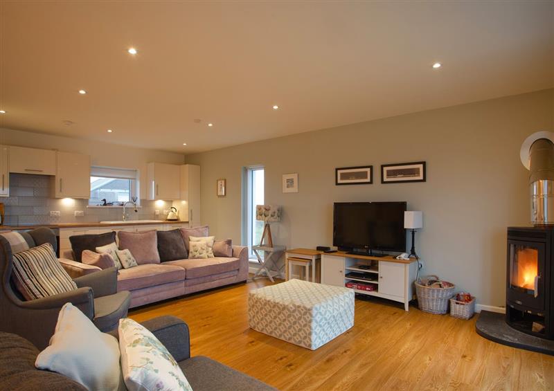 Enjoy the living room at Heatherlea, Carinish near Lochmaddy