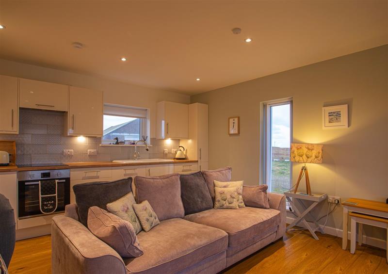 This is the living room at Heatherlea, Carinish near Lochmaddy