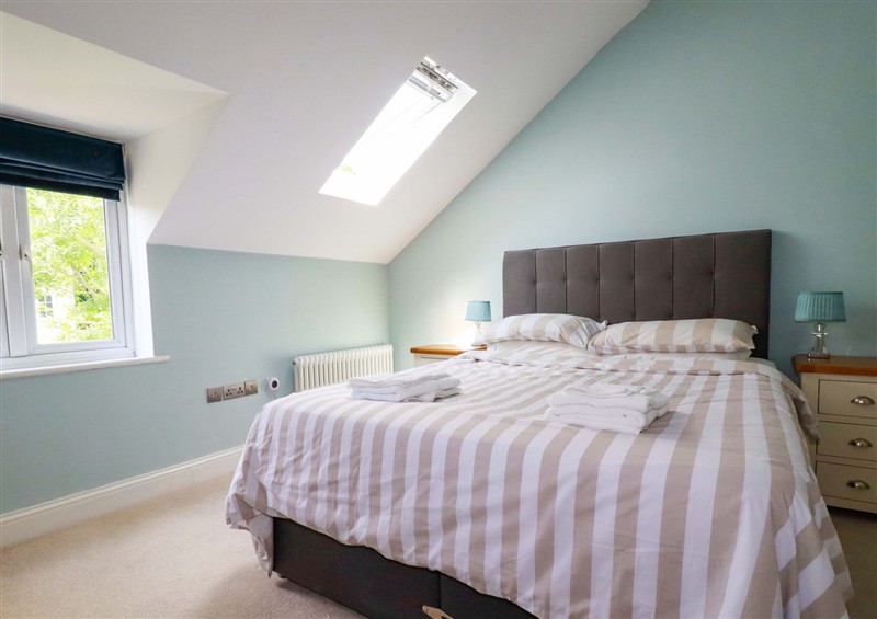 One of the bedrooms at Heatherlea Cottage, Polgooth