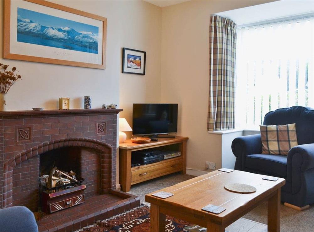 Living room at Heatherside in Portinscale near Keswick, Cumbria