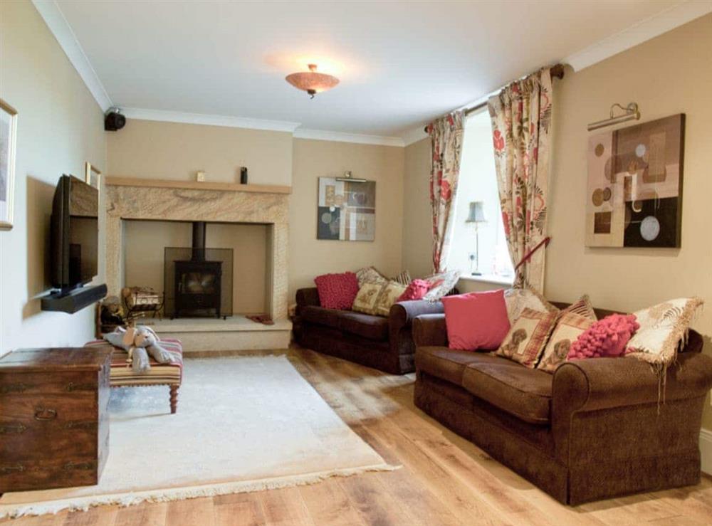 Living room/dining room at Heathery Edge Farm in Newton, near Stocksfield, Northumberland., Great Britain
