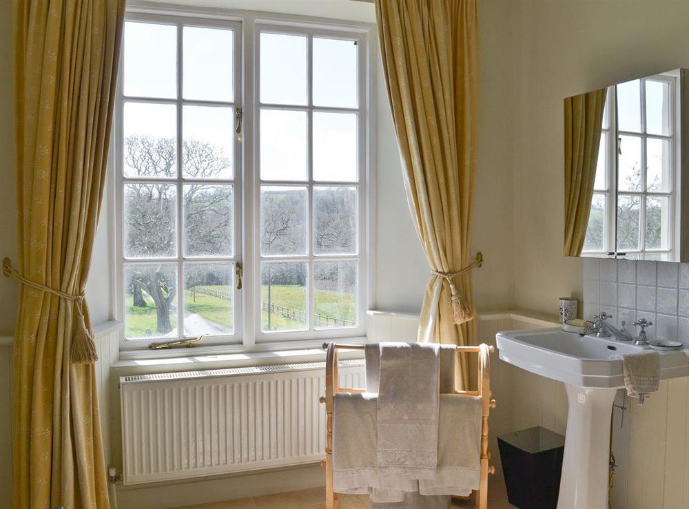 Bathroom at Heathfield Down Farmhouse in Modbury, S. Devon., Great Britain
