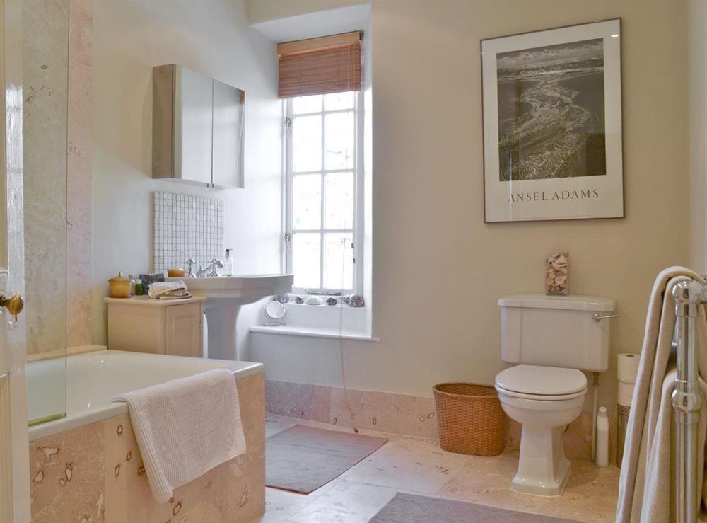 Bathroom at Heathfield Down Farmhouse in Modbury, S. Devon., Great Britain
