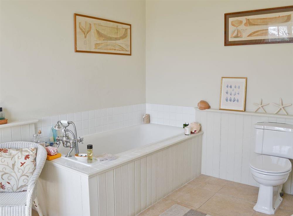 Bathroom at Heathfield Down Farmhouse in Modbury, S. Devon., Great Britain