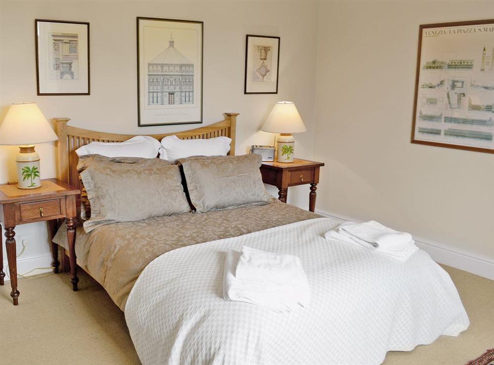 Double bedroom at Heathfield Down Farmhouse in Modbury, S. Devon., Great Britain