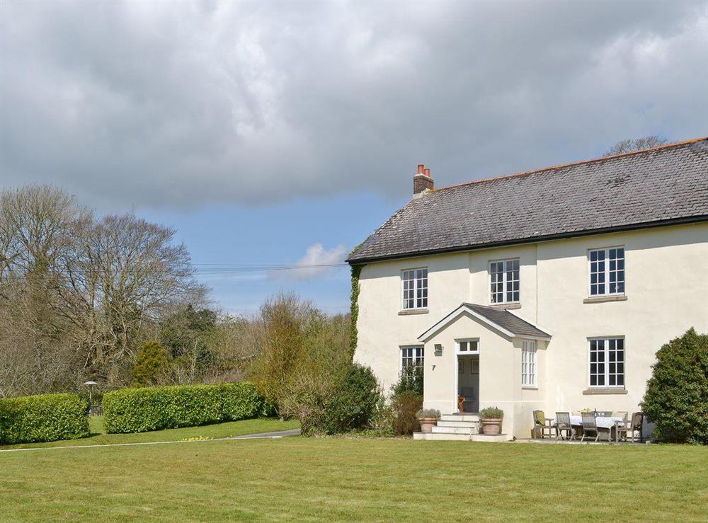 Exterior & garden at Heathfield Down Farmhouse in Modbury, S. Devon., Great Britain