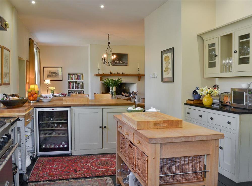 Kitchen at Heathfield Down Farmhouse in Modbury, S. Devon., Great Britain