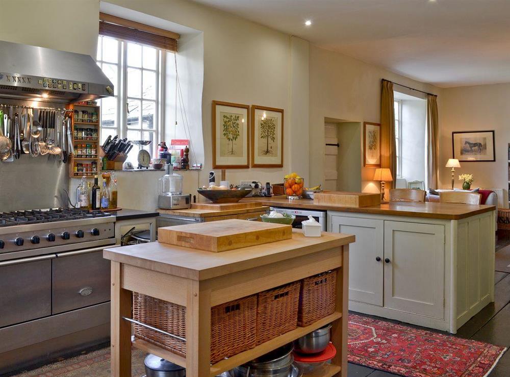 Kitchen at Heathfield Down Farmhouse in Modbury, S. Devon., Great Britain
