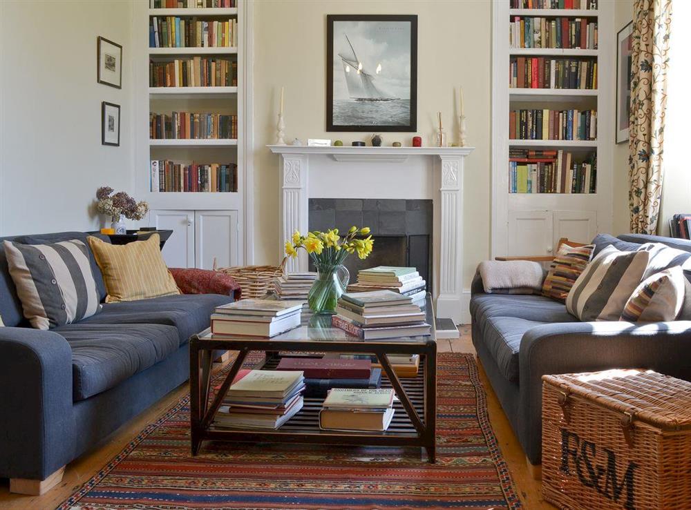 Living room at Heathfield Down Farmhouse in Modbury, S. Devon., Great Britain