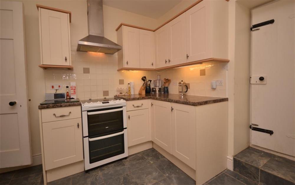 Another view of the kitchen at Heathfield in Thurlestone