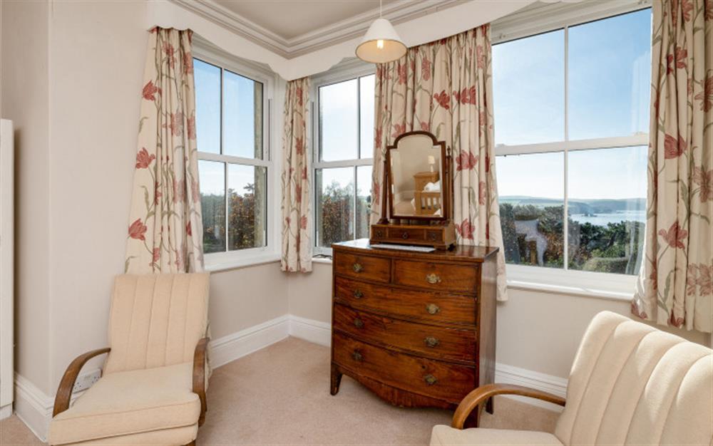 Views from the bedroom at Heathfield in Thurlestone
