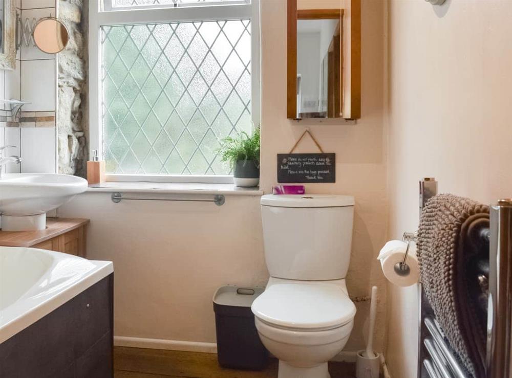 Bathroom at Hebble Row  Cottage in Oakworth, West Yorkshire