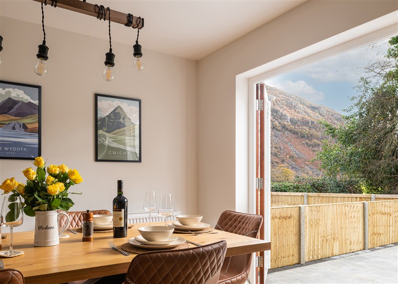 Dining room at Hebog, Beddgelert