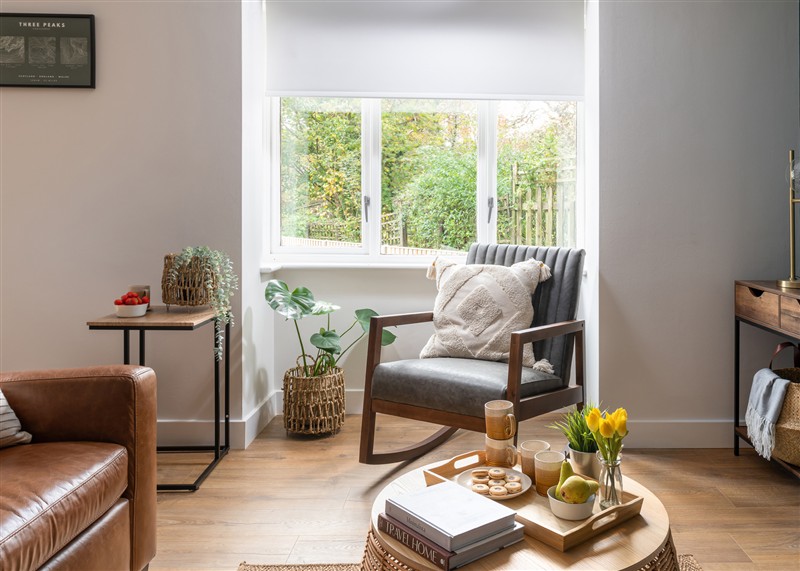 Relax in the living area at Hebog, Beddgelert