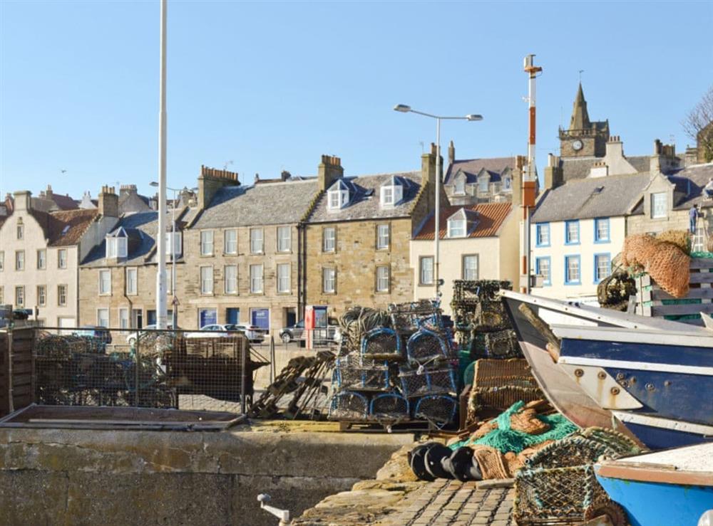 Pittenween harbour at Hedderwick House in Anstruther, Fife