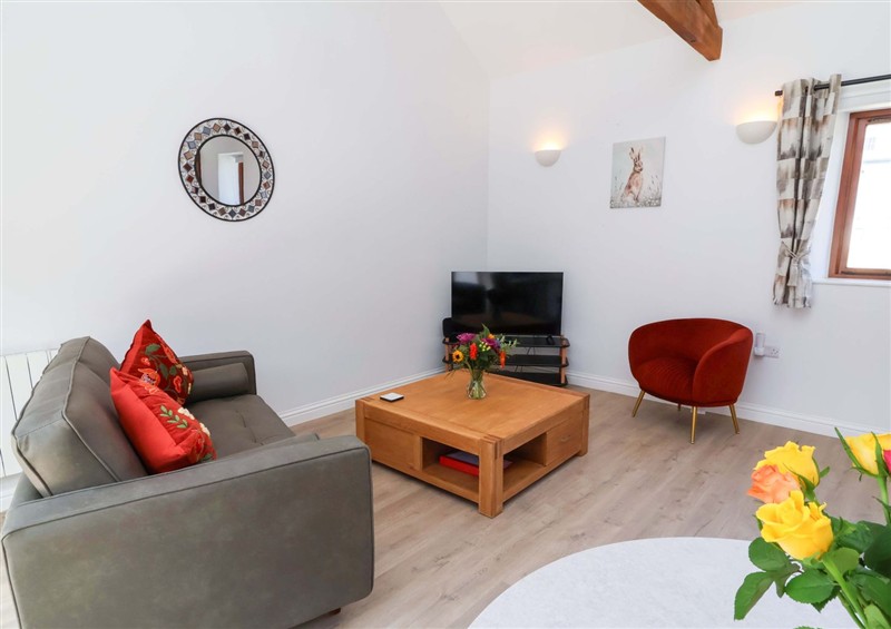 Relax in the living area (photo 2) at Hedgehog Hideaway, Parkham