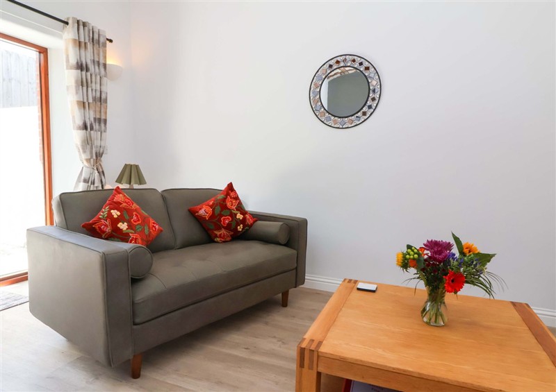 This is the living room at Hedgehog Hideaway, Parkham