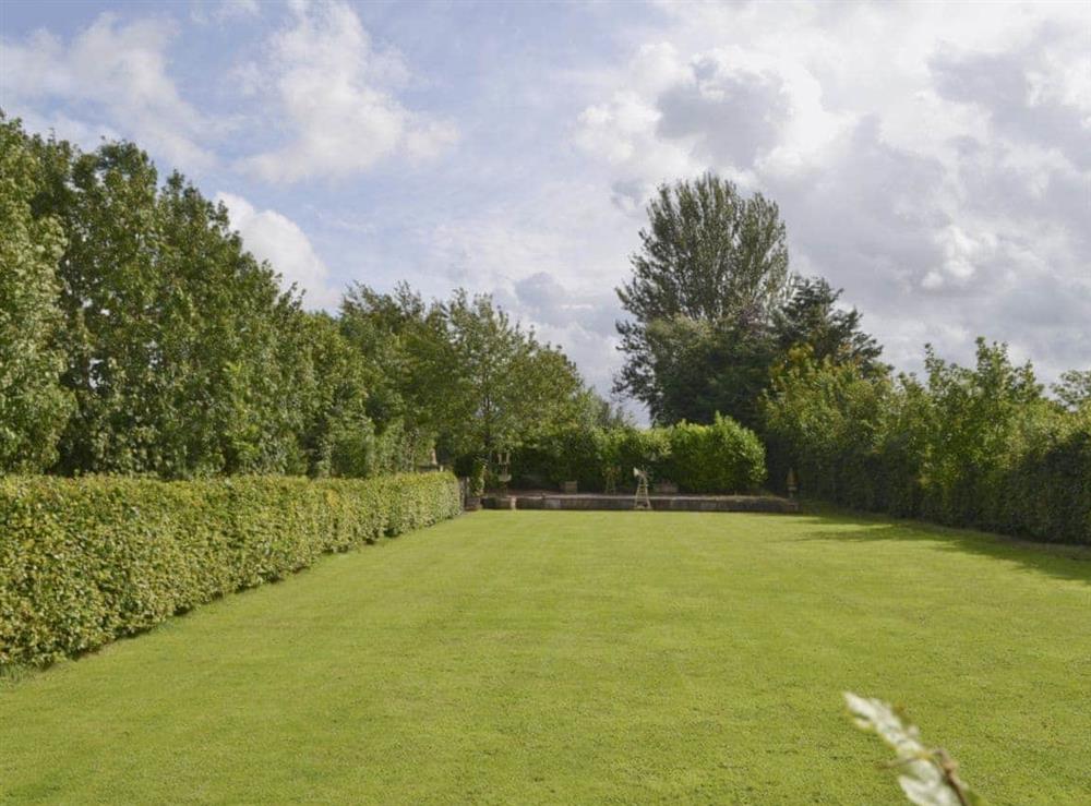 Garden at Hedgehog Meadows in Waverton, near Wigton, Cumbria