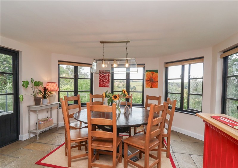 Dining room at Hedgerose, Goodleigh near Barnstaple