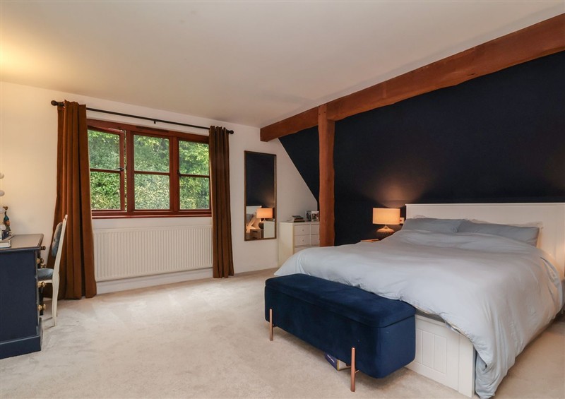 One of the bedrooms at Hedgerose, Goodleigh near Barnstaple