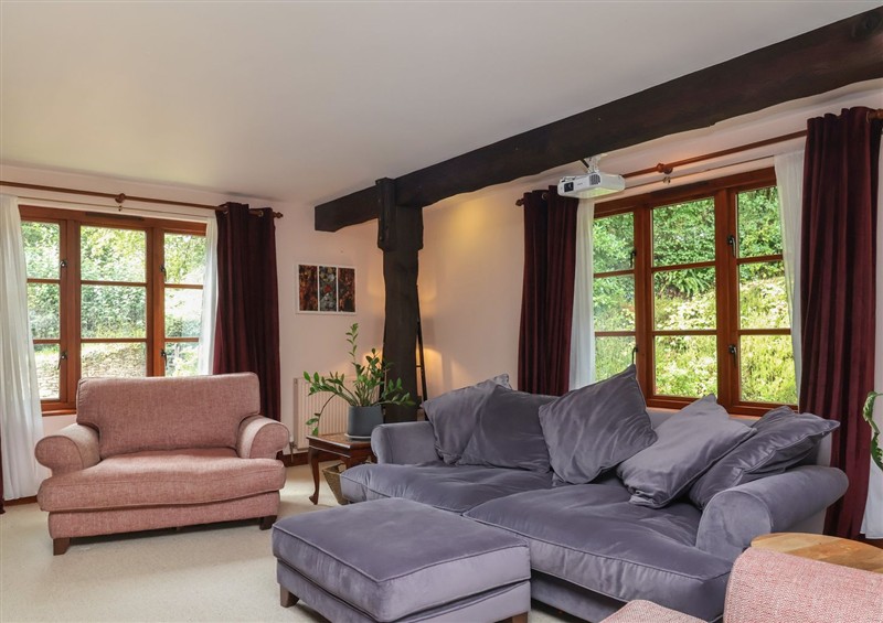 Relax in the living area at Hedgerose, Goodleigh near Barnstaple