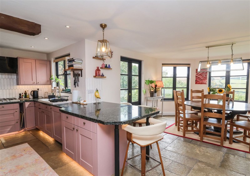 The kitchen at Hedgerose, Goodleigh near Barnstaple