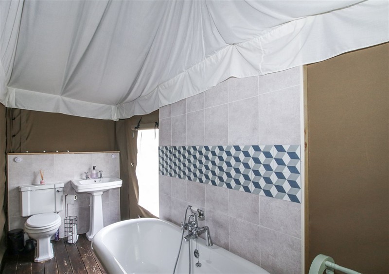 The bathroom at Hedgerow, Bewdley