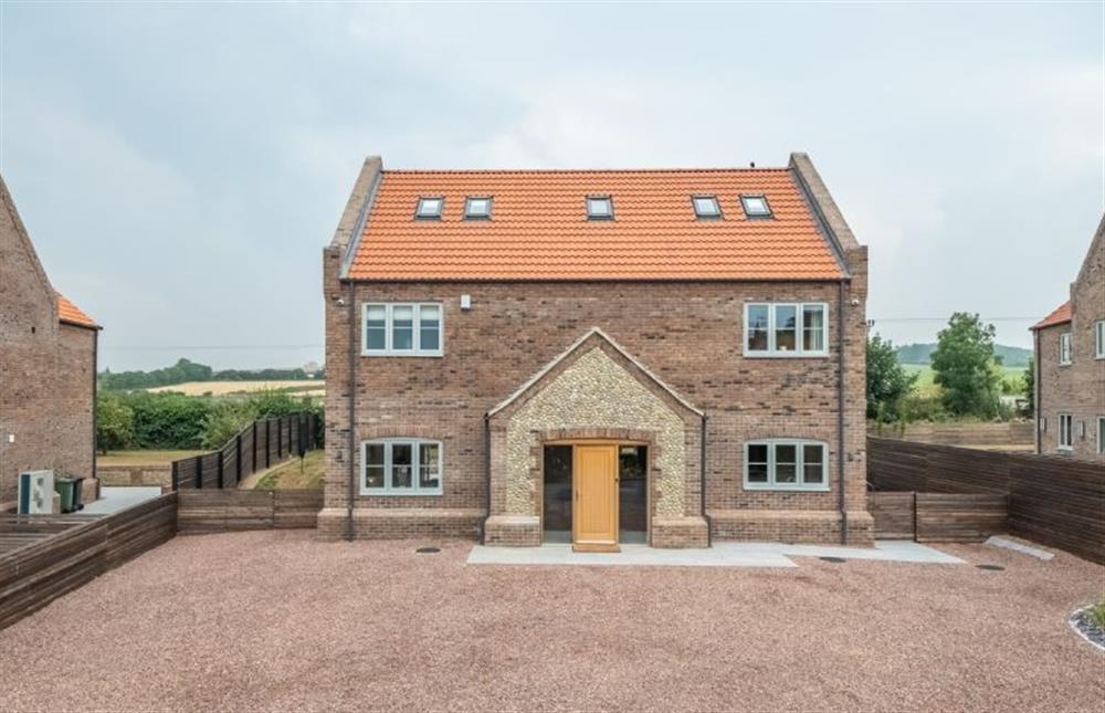A front view of the house at Hedgerows, Burnham Market near Kings Lynn